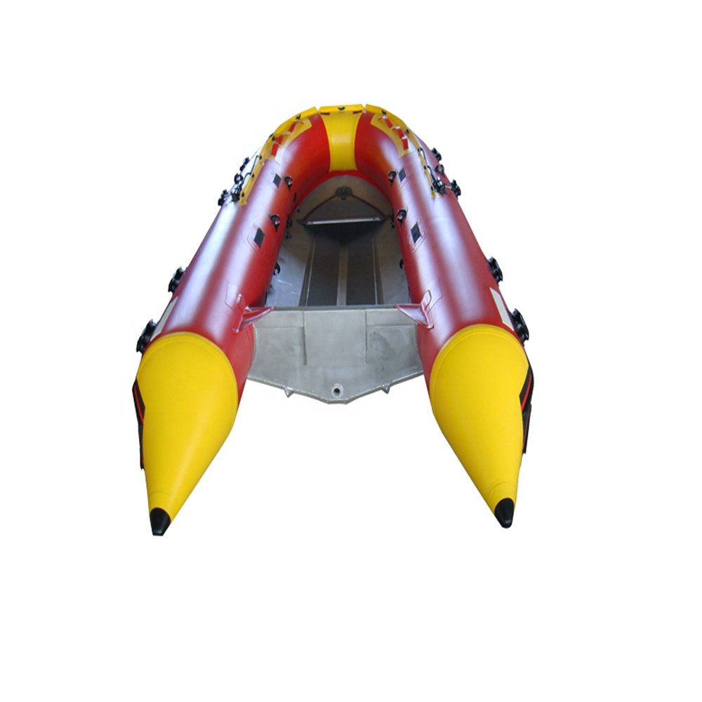 11ft Inflatable Boat PVC Recreational Fishing Dingy Boat with Aluminum Alloy Hull